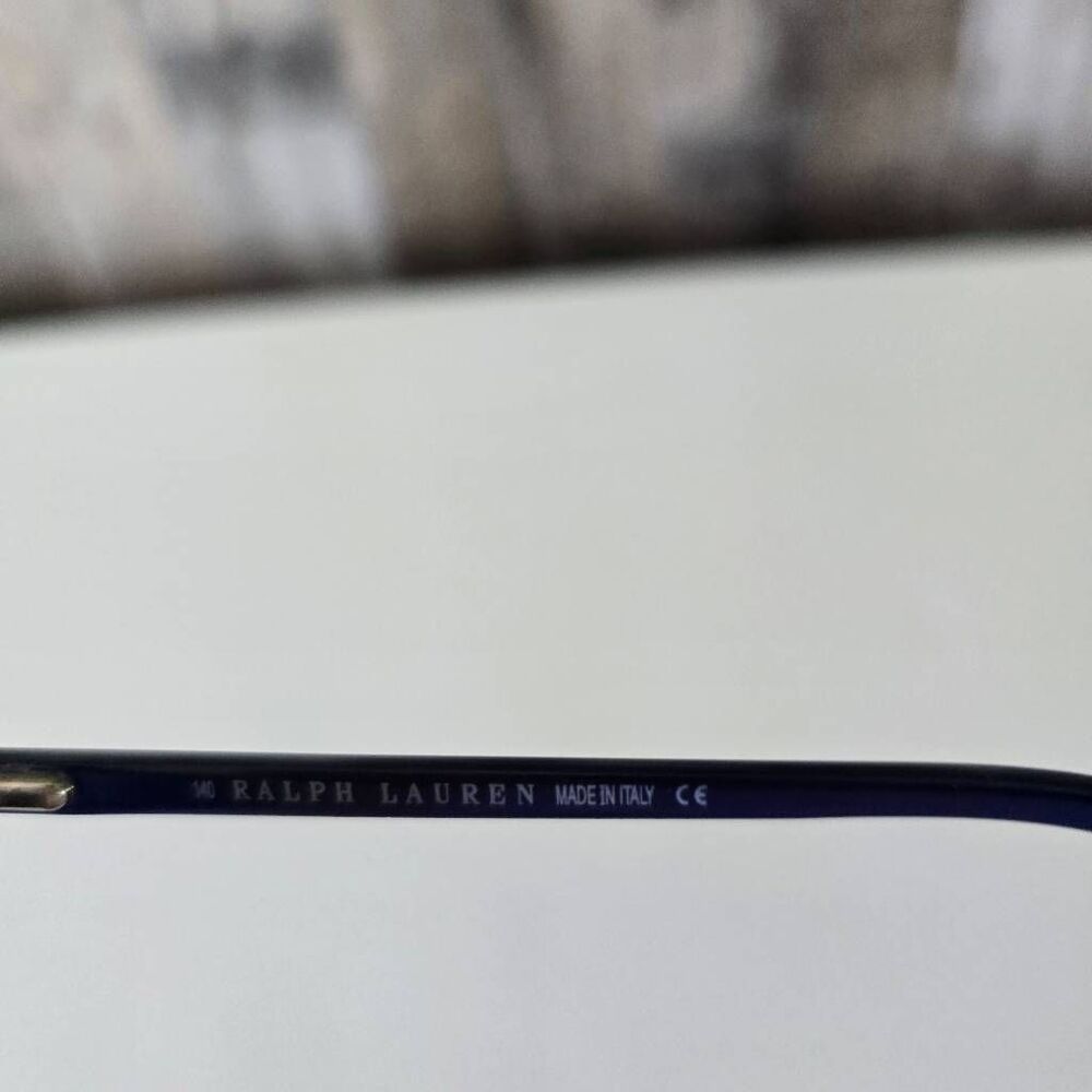 Ralph Lauren 140 rl648 k4w glasses Black Blue Oval Shape - Picture 4 of 5